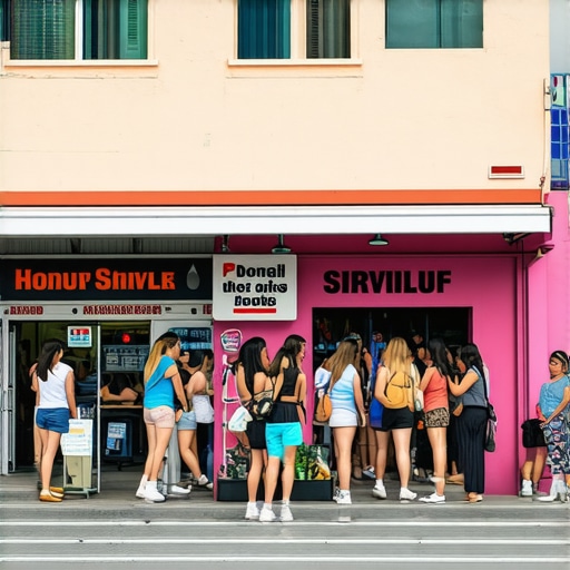 Honolulu Local SEO Success Vibrant Honolulu street with engaged local business