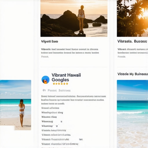 A well-optimized Hawaii Google My Business profile with vibrant images and customer reviews