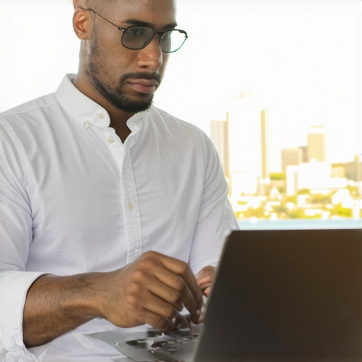 Honolulu Local SEO Tools in Action A digital marketer using SEO tools to optimize Honolulu Google Maps listing.