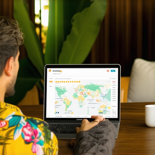 Business owner in Hawaii working on Google Maps and online reviews