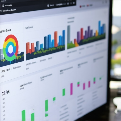 Screenshot of local SEO analytics with Honolulu skyline