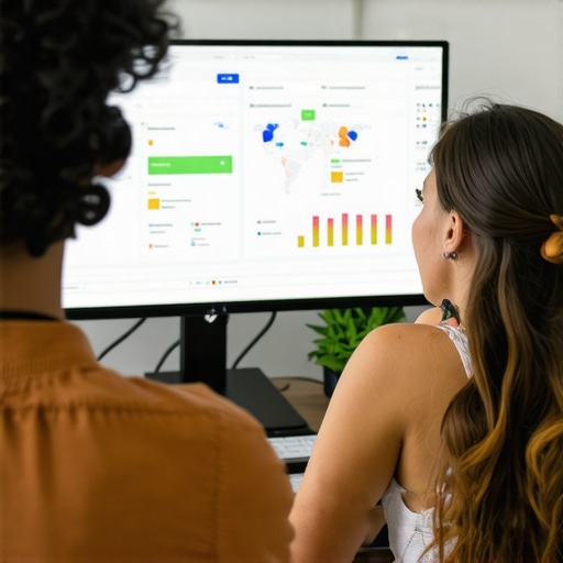 Person reviewing maps SEO analytics for Honolulu business